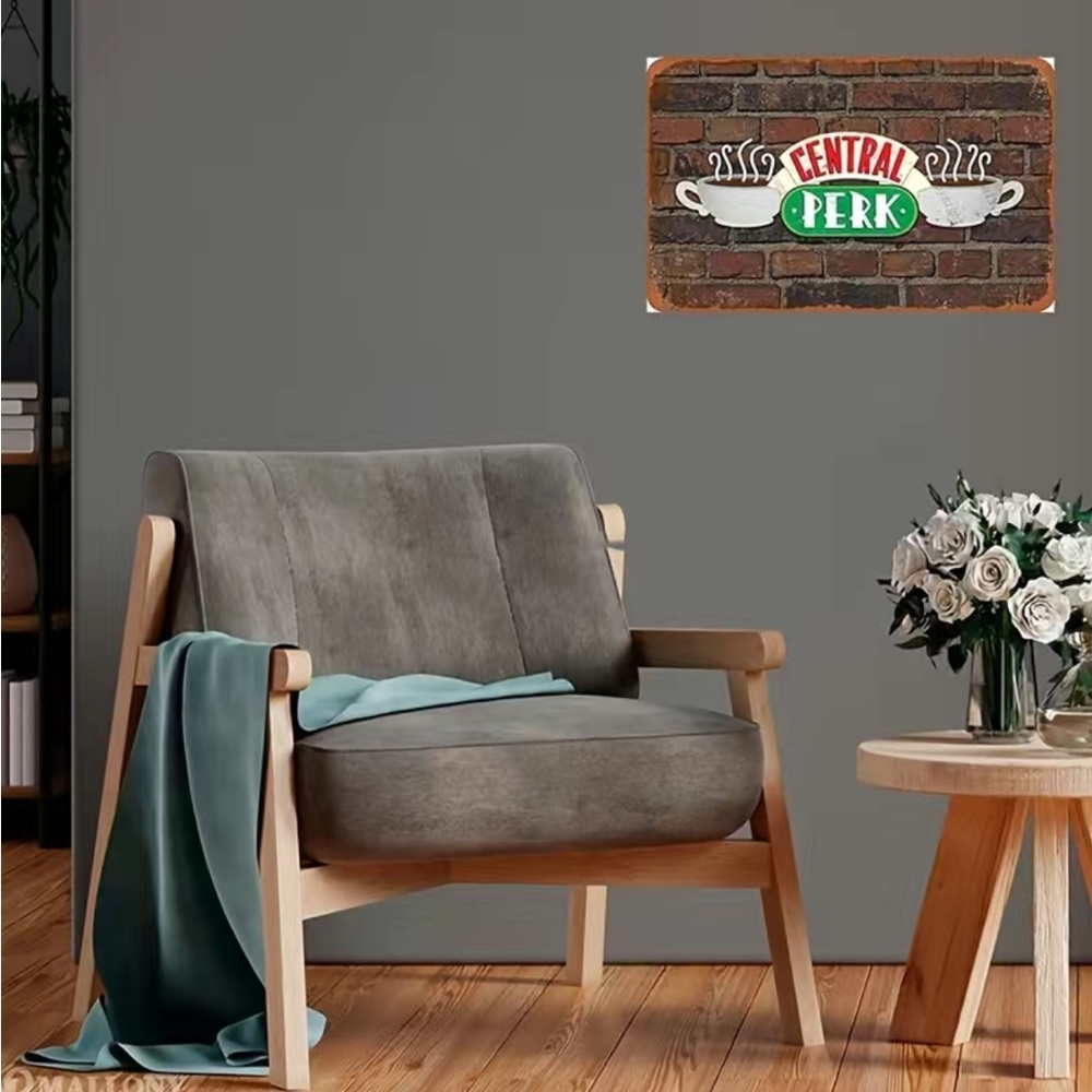 Central Perk FRIENDS Metal Sign - Nearly 8x12inch Guage Steel - Picture 3 of 7